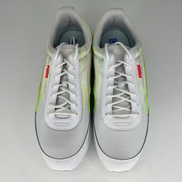 Puma Mens 382740-01 White Future Rider Double Spectra Homme Size 13 Running Shoe - Picture 4 of 9